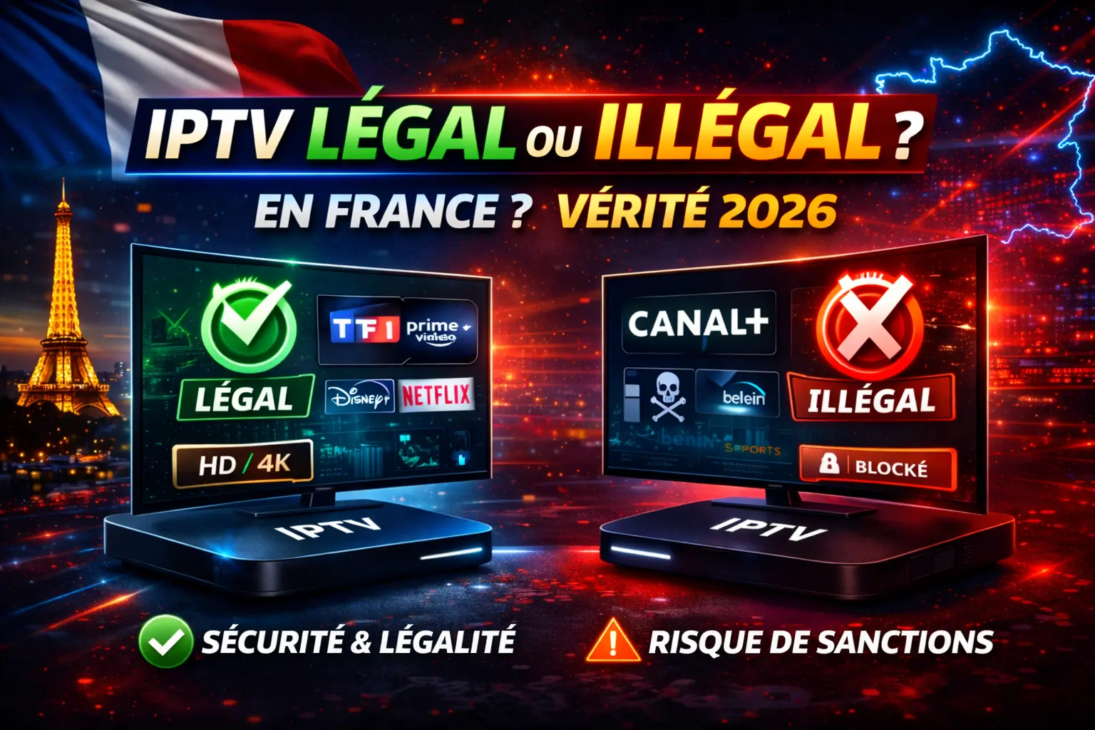 IPTV Légal ou Illégal en France ? Vérité 2026