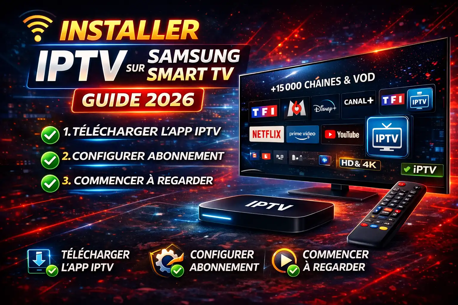 Installer IPTV sur Samsung Smart TV – Guide 2026