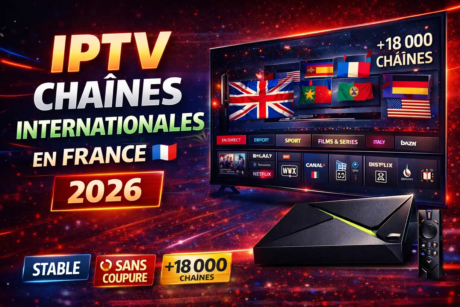 IPTV Chaînes Internationales en France – Guide Complet 2026