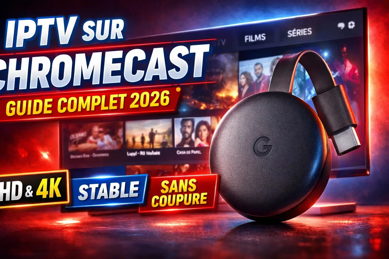 IPTV sur Chromecast en France – Guide Complet 2026