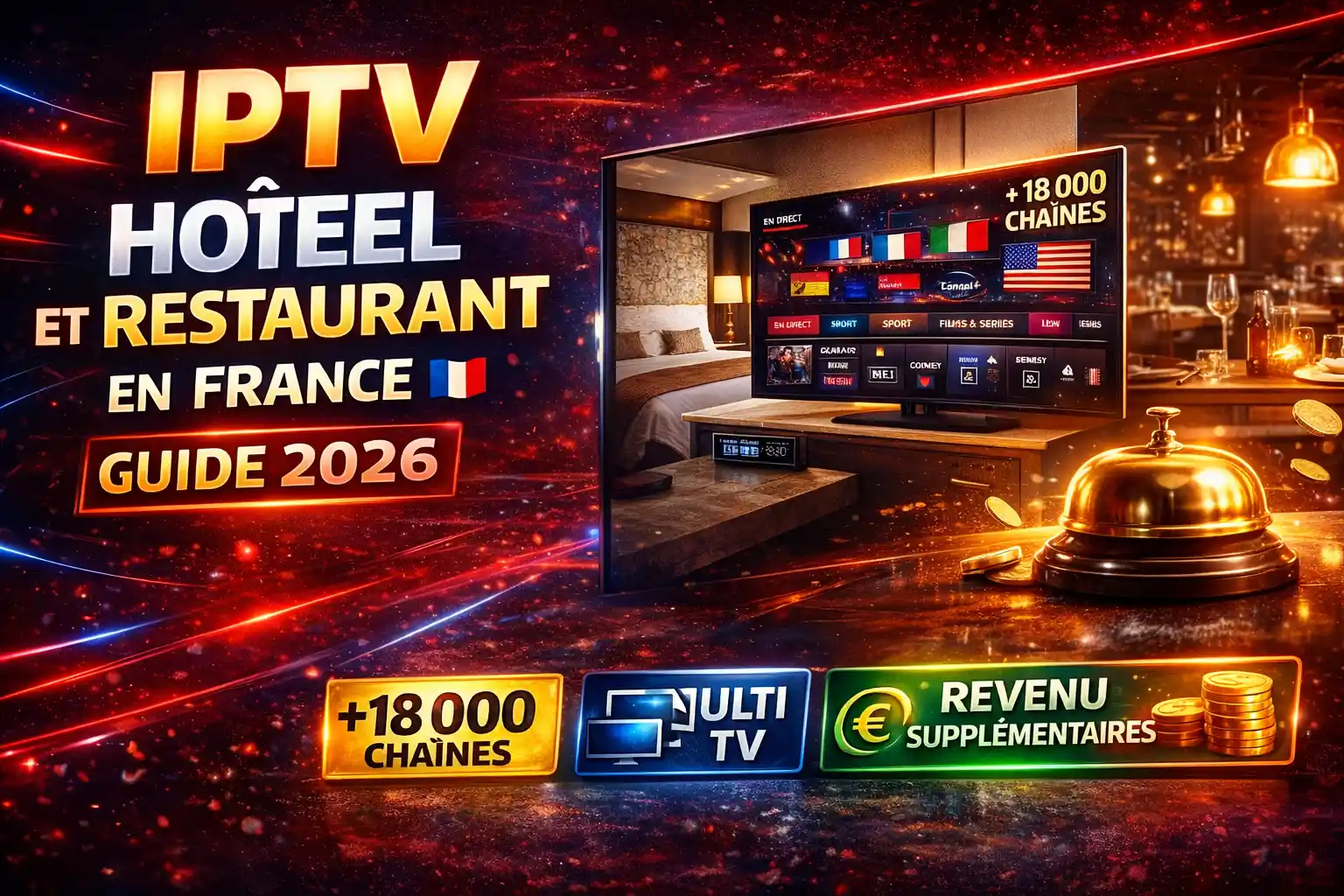 IPTV pour Hôtel et Restaurant en France – Guide 2026