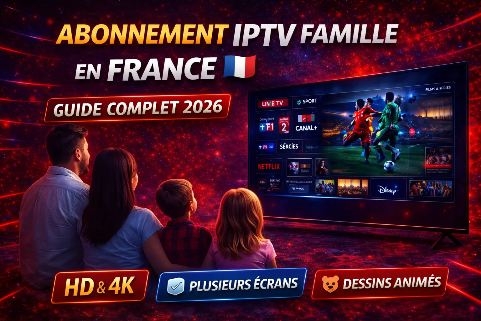 Abonnement IPTV Famille en France – Guide Complet 2026
