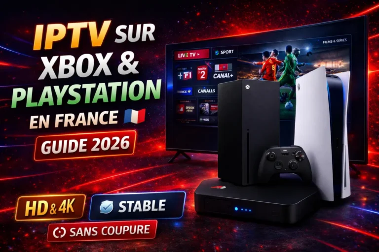 IPTV sur Xbox et PlayStation en France – Guide 2026