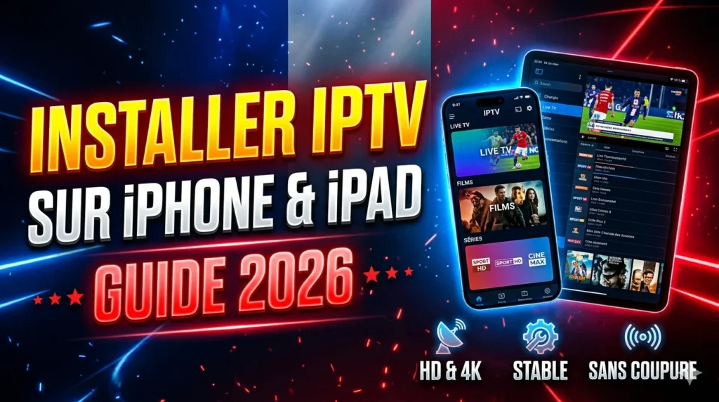 Installer IPTV sur iPhone et iPad – Guide 2026