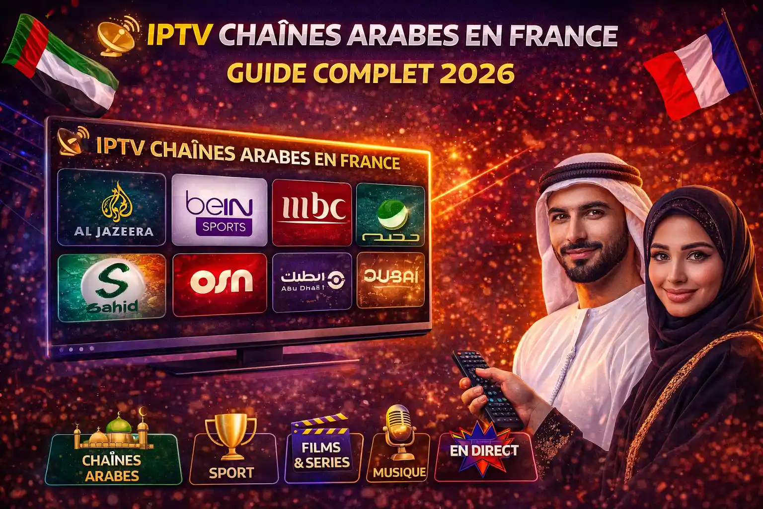 IPTV Chaînes Arabes en France – Guide Complet 2026